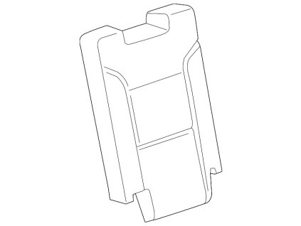 Cadillac Escalade Potah opěradla sedadla řidiče Dune 23218623