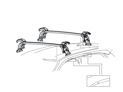 Alfa Romeo Junior Roof racks 50291170