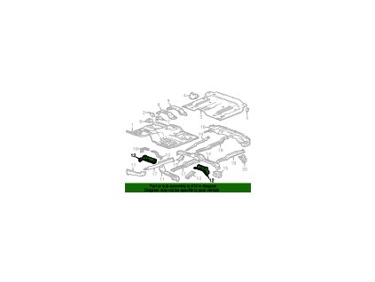 Cadillac Escalade Zesílení podlahového panelu na straně spolujezdce