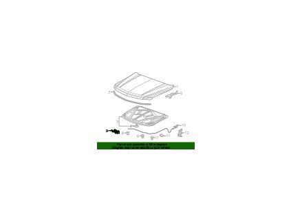 Cadillac Escalade Verrou de capot primaire et secondaire 84690209