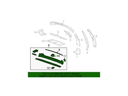 Cadillac Escalade Rám pro otevírání zadní části karoserie