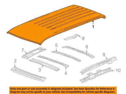 Cadillac Escalade Panel de techo 22959273