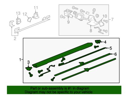 Cadillac Escalade Boční podběh na straně spolujezdce Pravá 23296345, 84252624