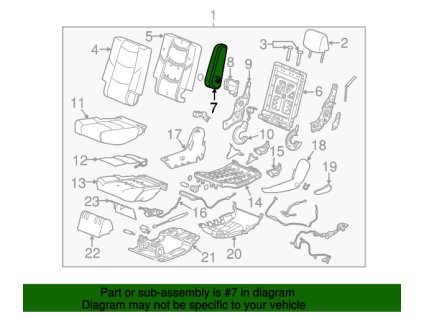 Cadillac Escalade F Loketní opěrka 23449397