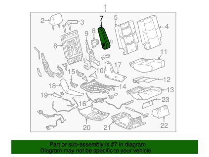 Cadillac Escalade F Loketní opěrka 23449409, 84224388