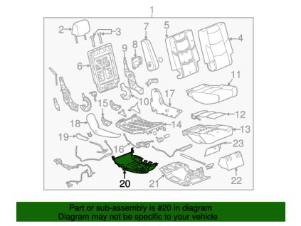 Cadillac Escalade Cocoa, Verkleidung des Beifahrersitzes hinten
