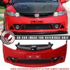 Honda Civic Mugen RR Style 2006-2011 Front Bumper made from Polypropylene in Milano Red