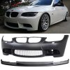 BMW E92 E93 M3 Style 2007-2010 Front Bumper with Air Ducts, H-Shape Front Lip, Black, PP