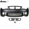 BMW 1 Series E82 1M Style 2007-2013 Pare-chocs avant noir, PP