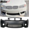BMW 1 Series E82 1M Style 2007-2013 Pare-chocs avant noir, PP