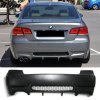 BMW E92 E93 M3 Style 2007-2013 Tylny zderzak z pojedynczym wydechem