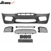 BMW X5 E71 2008-2014 Front Bumper, Grille, X6M Style, Black