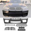 BMW X5 E71 2008-2014 Предна броня, решетка, стил X6M, черна
