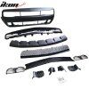 Dodge Challenger 2008-2014 Parachoques delantero con rejilla, sin pintar