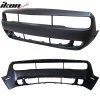 Dodge Challenger 2008-2014 Parachoques delantero con rejilla, sin pintar
