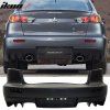 Mitsubishi Lancer EVO X Style 2008-2015 Задна броня PP