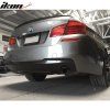 BMW 5 F10 MTech Style 2011-2016 Parachoques trasero con doble salida