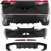 Camaro 6th ZL1 Style 2014-2015 Rear Bumper, 3-Piece Diffuser with Reflector
