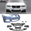 Paraurti anteriore con griglia in PP BMW F22 F23 Serie 2 MP Style 2014-2021