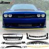 Dodge Challenger 2015-2023 Parachoques delantero con rejilla, sin pintar, PP