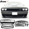 Dodge Challenger 2015-2023 Přední nárazník s mřížkou a HC lipem, odlakovaný PP