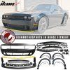 Dodge Challenger 2015-2023 Pare-chocs avant et lame + extensions d'ailes en PP