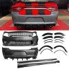 Dodge Charger 2015-2023 Parachoques trasero negro mate