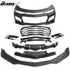 Chevrolet Camaro ZL1 Style 2016-2018 Front Bumper plus a pair of Fog Lights for Daytime Running Lights