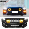 Ford Mustang 2021 Mach-1 Style 2018-2023 Предна броня с LED решетка