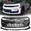 Chevrolet Camaro SS Style2019-2024 Предна броня ABS, черен гланцов кант