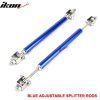 Universal Blue 2PCS 8-10.6" Parachoques delantero, barras divisoras de acero