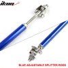 Universal Blue 2PCS 8-10.6" Parachoques delantero, barras divisoras de acero