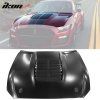Ford Mustang 2015-2017 Capot style GT500, noir, aluminium