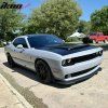 Dodge Challenger 2008-2023 Capó negro, aluminio, estilo Demon