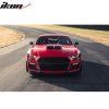 Ford Mustang 2018-2023 Capó estilo GT500, de aluminio, sin pintar