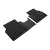 Ford Alfombrillas de goma traseras, negras, con bordes elevados 2 769 911