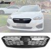 Subaru Impreza OE 2017-2019 Grille de calandre grise avec ABS chromé