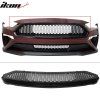 Ford Mustang Mesh Style 2018-2023 Parrilla de radiador negra ABS