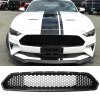 Ford Mustang Mesh Style 2018-2023 Front Bumper Grill Black ABS