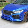 Honda Civic 2019-2021 Front Grill Mesh Glossy ABS