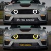 Ford Mustang Mach 1 2021-2023 Grill atrapy chłodnicy czarny ze światłem LED ABS