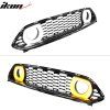 Ford Mustang Mach 1 2021-2023 Grille de calandre noire avec éclairage LED ABS