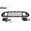 Ford Mustang Mach 1 2021-2023 Grille de calandre noire avec éclairage LED ABS