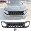 Ford Bronco Sport 2021-2025 Grille de calandre brillante, noire, maillée