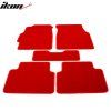 Acura Integra 1994-2001 Tapis de sol textile jeu de 5 pièces rouge nylon