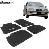 BMW E46 3-Series 2001-2006 BMW M3 Coupe 1999-2005 Textilní koberce nylon černá s třemi proužky