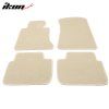 BMW E46 3 Series 1998-2006 Tapis textile jeu de 4 pièces nylon beige