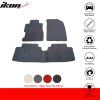 Honda Civic 2001-2005 Tapis textile jeu de 3 pièces nylon gris
