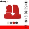 Honda Civic 2001-2005 Textilní koberce 3dílná sada nylon červená