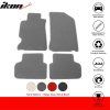 Acura RSX 2002-2006 Tapis de sol textile, jeu de 4 pièces, gris, nylon